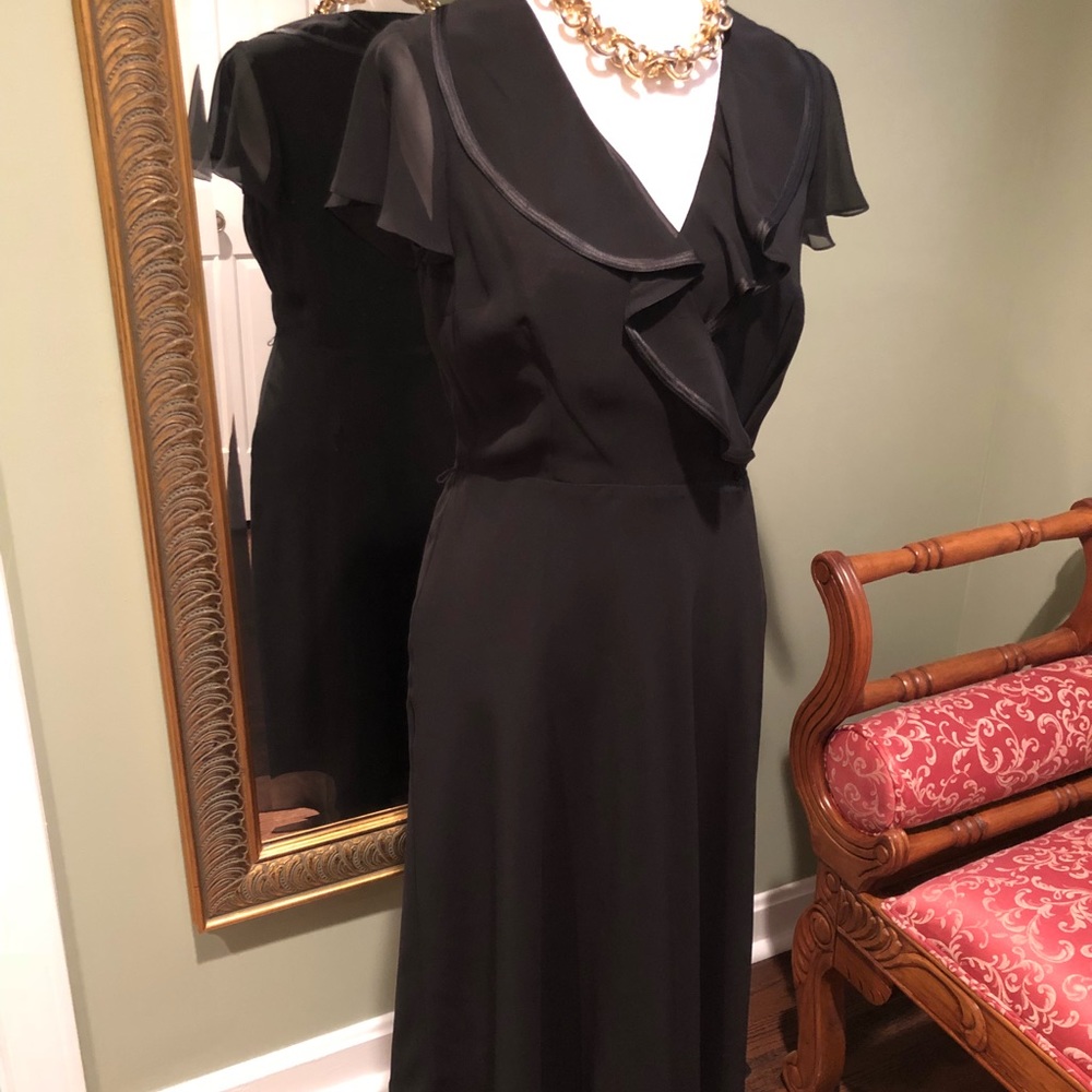 Liz Claiborne cocktail dress - black - size 10 NWT